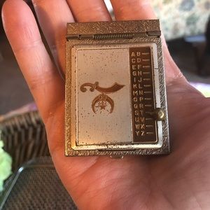 Vtg Shriners pocket size, sliding address book 🎚